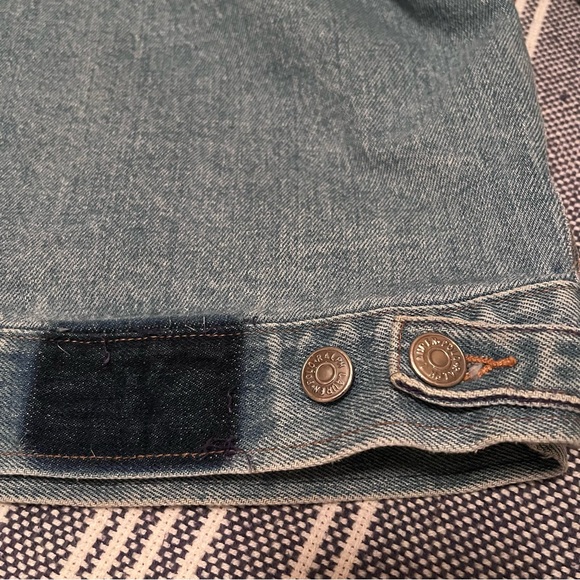 ‼️SOLD‼️ PRL Vintage Chief Indian Head Native American Jean Jacket Large - Picture 10 of 10